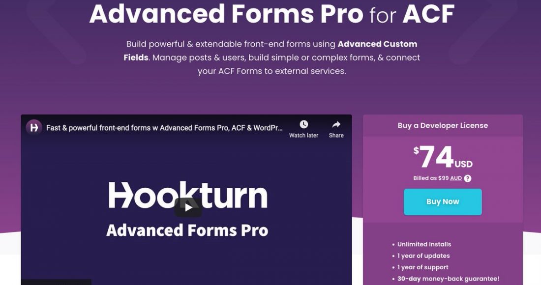 Advanced Forms Pro for ACF