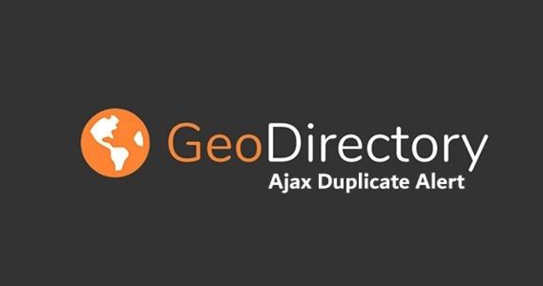 AyeCode-GeoDirectory-AjaxDuplicateAlert