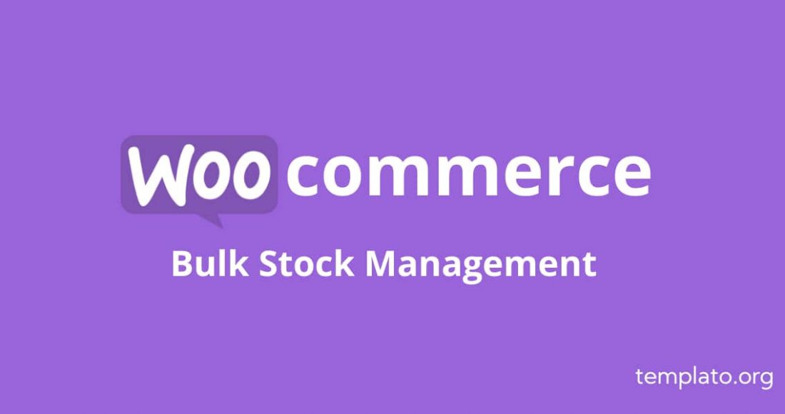 Bulk Stock Management for Woocommerce