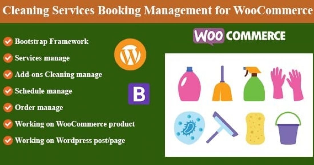 Cleaning Services Booking Management for WordPress