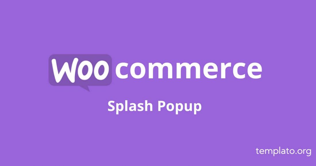 Splash Popup for Woocommerce