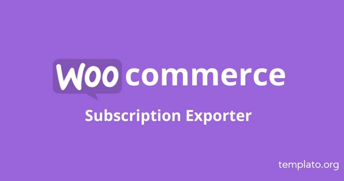 Subscription Exporter for Woocommerce