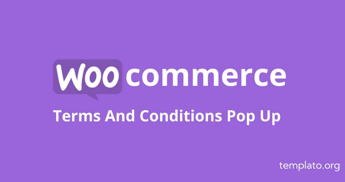 Terms And Conditions Pop Up for Woocommerce