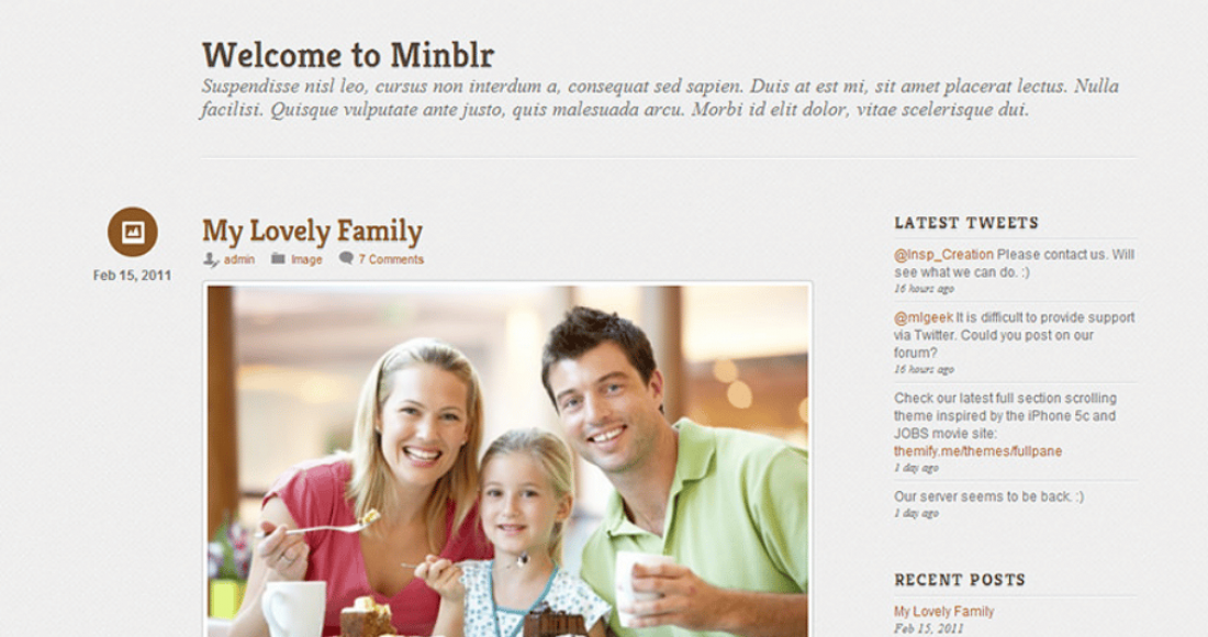 Themify Minblr-theme