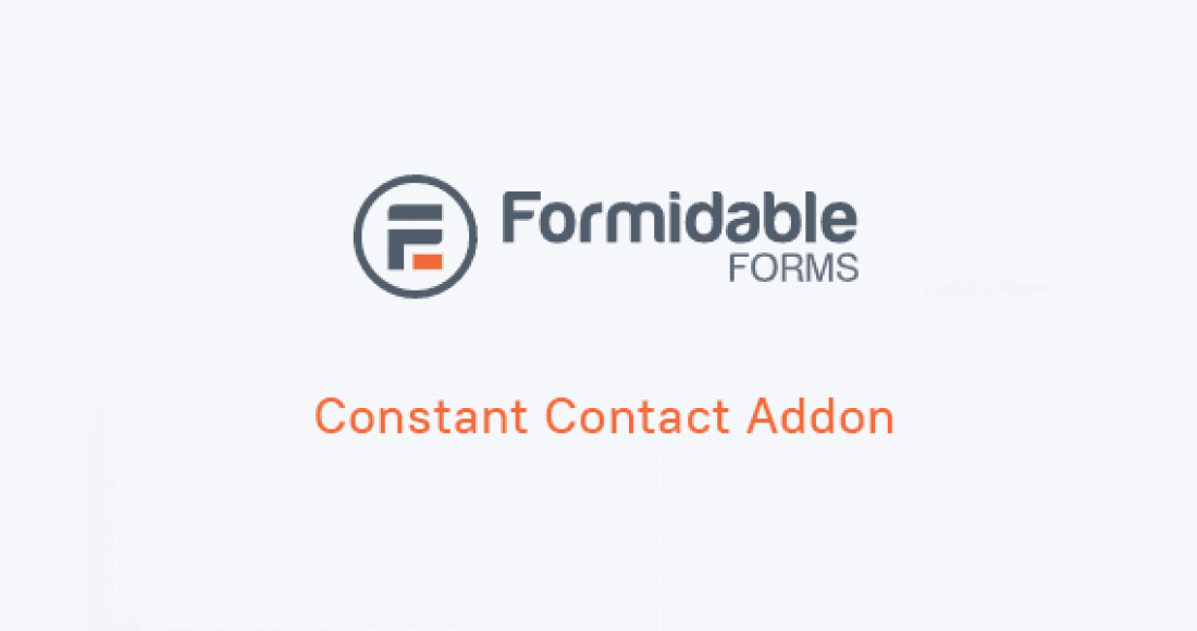 formidable-constant-contact-addon