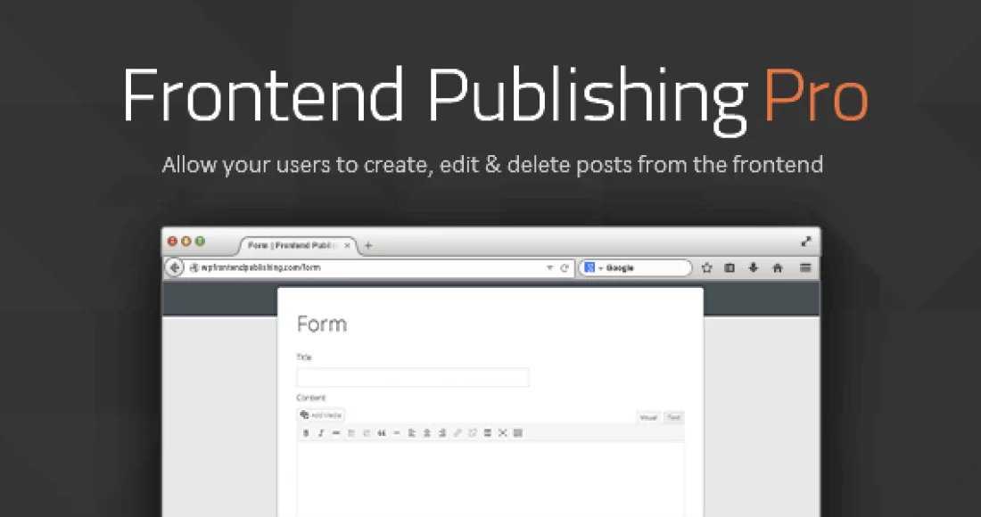 frontend-publishing-pro